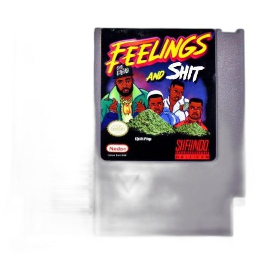 pixel art, nes, cartridge, titled transparent PNG cut-out