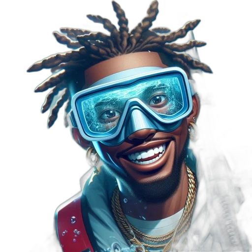 face, mask, concept art, cartoon transparent PNG cut-out