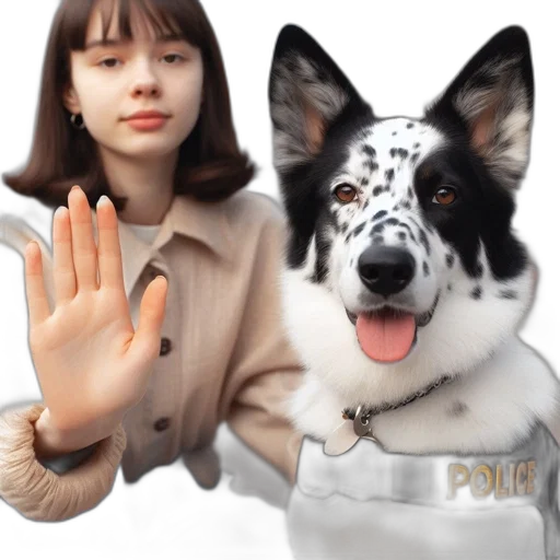 animal, creature, face, photorealistic transparent PNG cut-out
