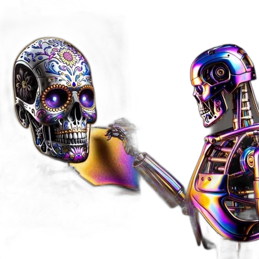 jewelry, robot, mask, weapon transparent PNG cut-out