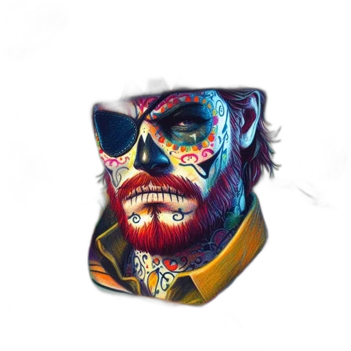 mask, face, jacket, creature transparent PNG cut-out