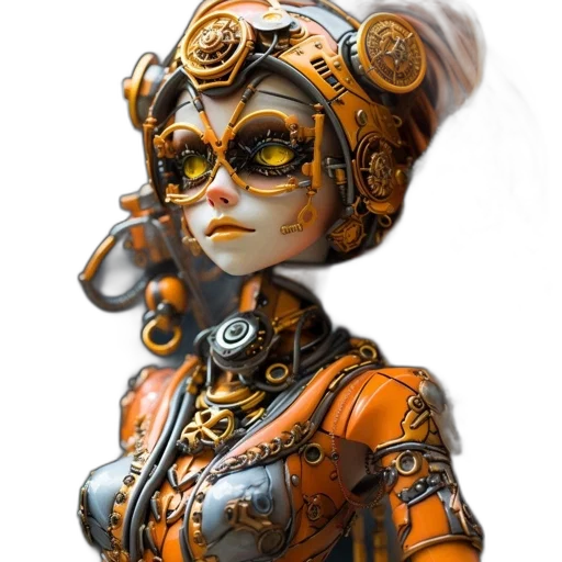 robot, mask, face, jewelry transparent PNG cut-out