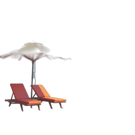 umbrella, furniture, hat, staff transparent PNG cut-out