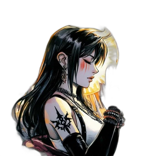 jewelry, comic book art, fantasy art, concept art transparent PNG cut-out