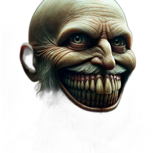 face, mask, creature, staff transparent PNG cut-out