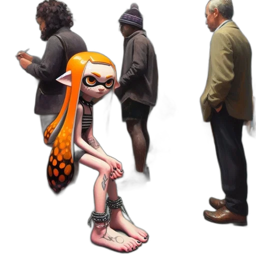 dress, jacket, shoes, mask transparent PNG cut-out