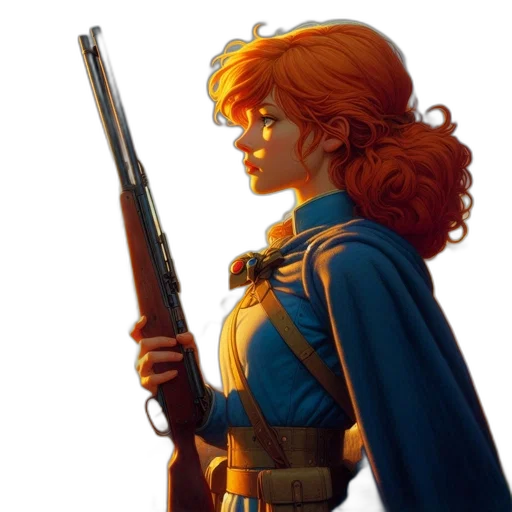 weapon, comic book art, concept art, fantasy art transparent PNG cut-out