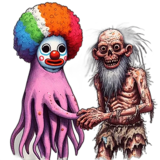 creature, animal, mask, hair transparent PNG cut-out