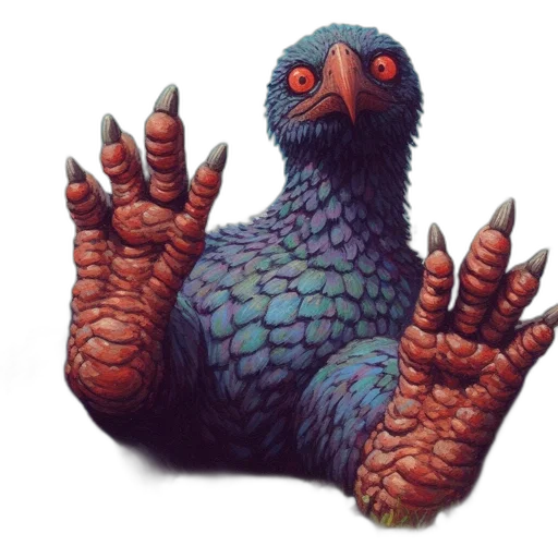creature, animal, dragon, concept art transparent PNG cut-out