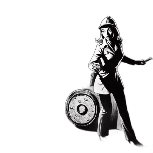 weapon, staff, car, jacket transparent PNG cut-out