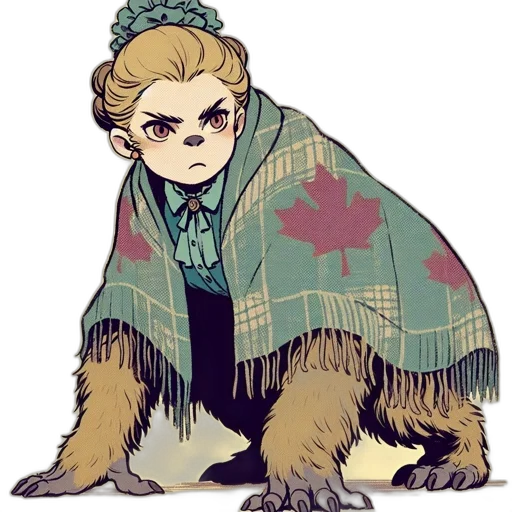 creature, jacket, concept art, cartoon transparent PNG cut-out