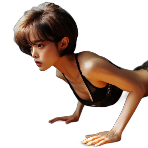 hair, creature, photorealistic, concept art transparent PNG cut-out
