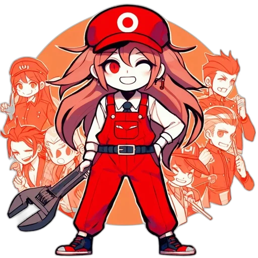 staff, weapon, anime, cartoon transparent PNG cut-out