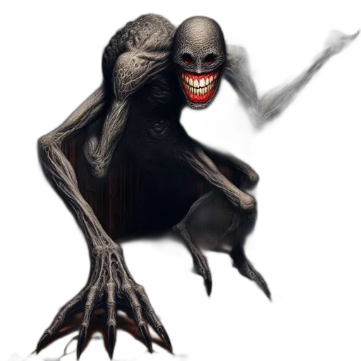 creature, animal, staff, mask transparent PNG cut-out