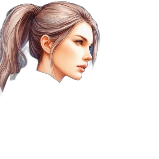face, hair, mask, crown transparent PNG cut-out