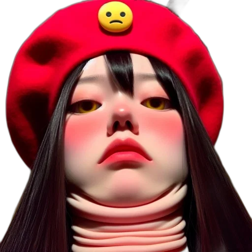 hat, face, mask, creature transparent PNG cut-out