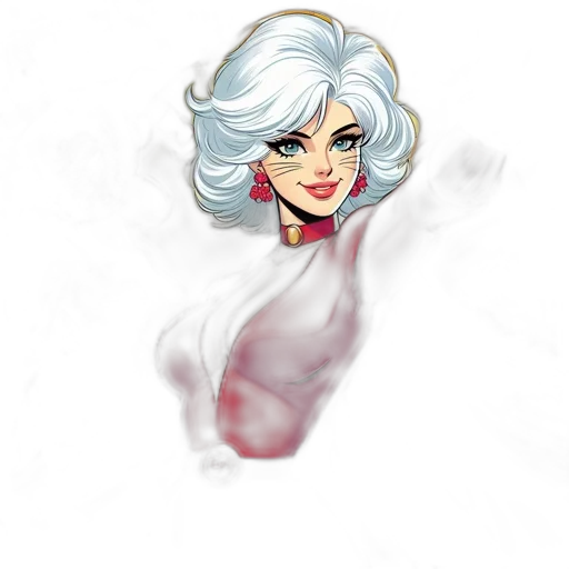 face, staff, dress, concept art transparent PNG cut-out