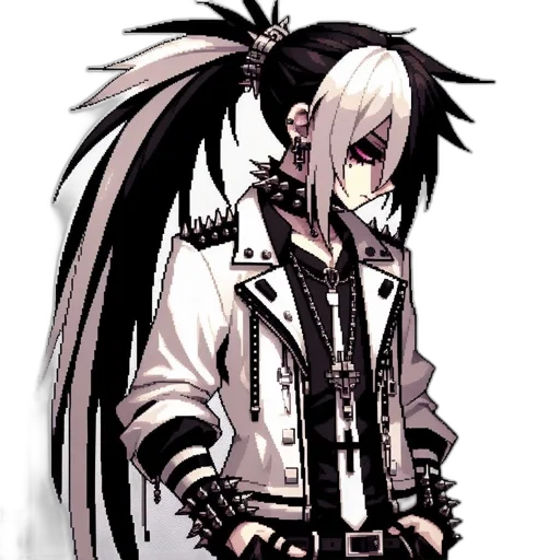 jacket, staff, dragon, weapon transparent PNG cut-out