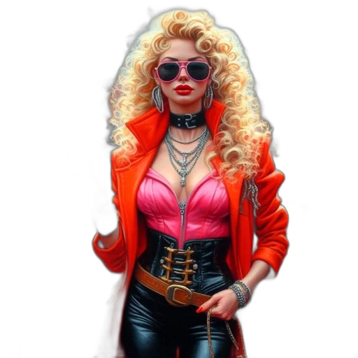 jacket, comic book art, concept art, fantasy art transparent PNG cut-out