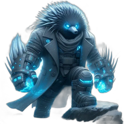 creature, robot, staff, animal transparent PNG cut-out