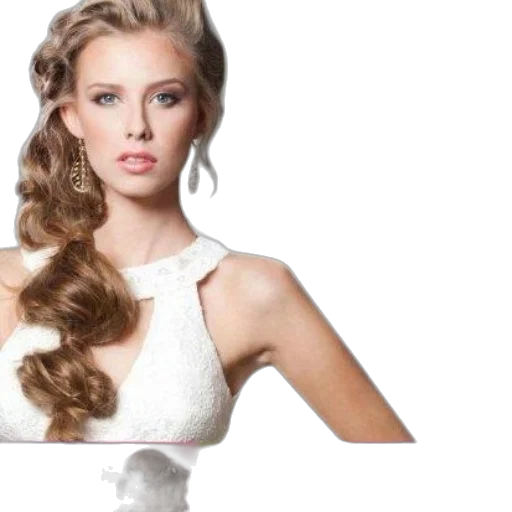 hair, dress, jewelry, crown transparent PNG cut-out