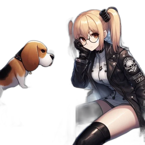 animal, jacket, concept art, anime transparent PNG cut-out