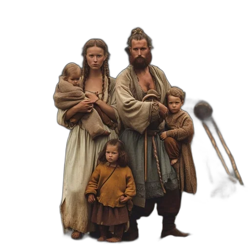 concept art, photorealistic, oil painting, fantasy art transparent PNG cut-out