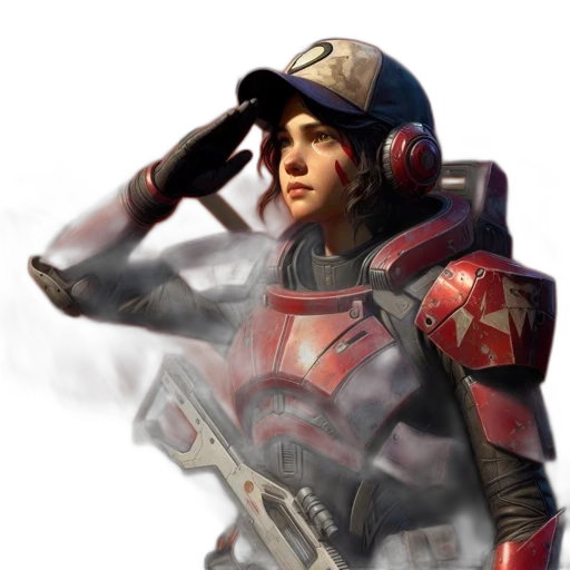 robot, weapon, face, concept art transparent PNG cut-out