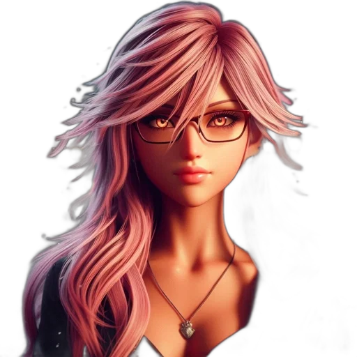 jewelry, face, hair, staff transparent PNG cut-out