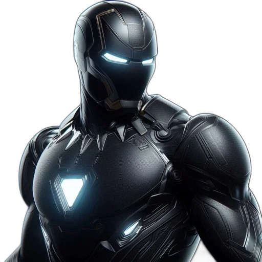 robot, comic book art, concept art, 3d render transparent PNG cut-out
