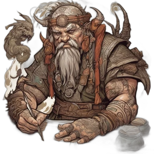 dragon, staff, fantasy art, concept art transparent PNG cut-out