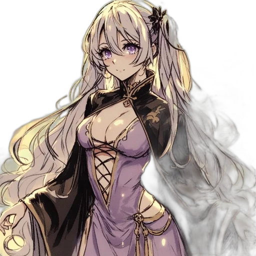 dress, staff, dragon, jewelry transparent PNG cut-out