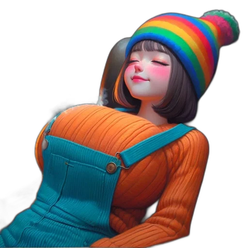 hat, dress, jacket, mask transparent PNG cut-out