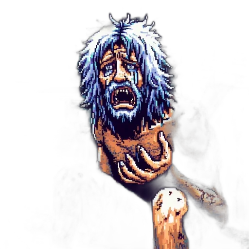 creature, face, hair, concept art transparent PNG cut-out