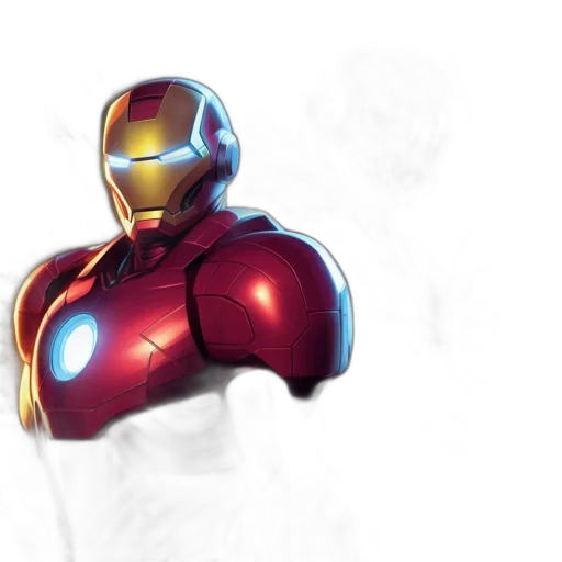 robot, concept art, 3d render, comic book art transparent PNG cut-out