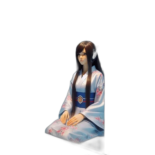 staff, dress, face, 3d render transparent PNG cut-out