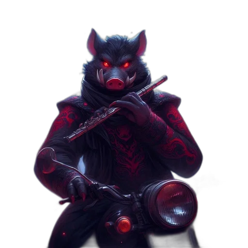 staff, mask, creature, weapon transparent PNG cut-out
