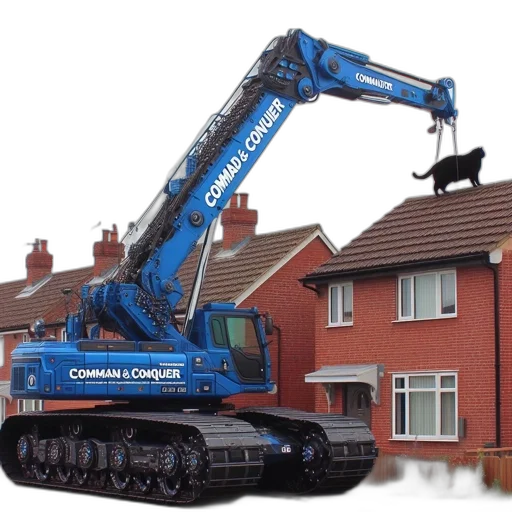 construction, crane, bearing, name transparent PNG cut-out