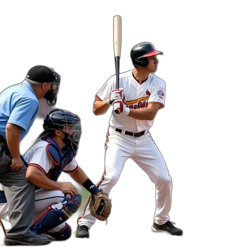 weapon, baseball, player, bat transparent PNG cut-out
