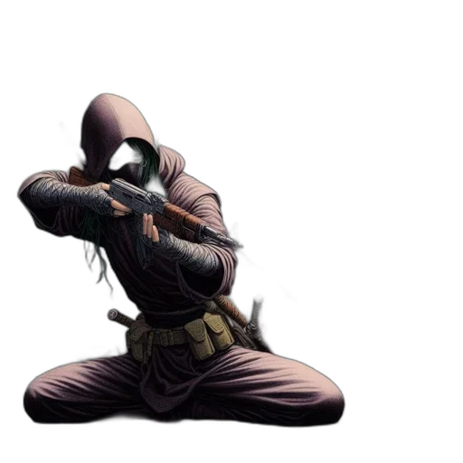 weapon, mask, staff, sword transparent PNG cut-out