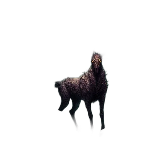 animal, creature, hair, dragon transparent PNG cut-out
