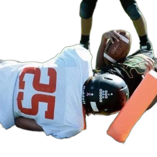 football, player, white, jersey transparent PNG cut-out