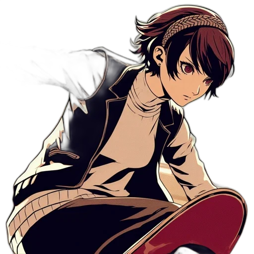 jacket, hat, staff, anime transparent PNG cut-out