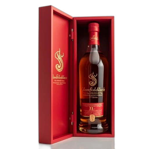 bottle, glenfiddich, year, old transparent PNG cut-out
