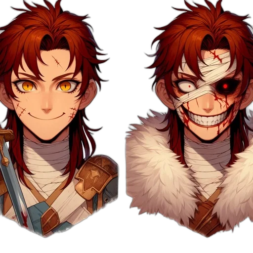 concept art, fantasy art, pixel art, anime transparent PNG cut-out