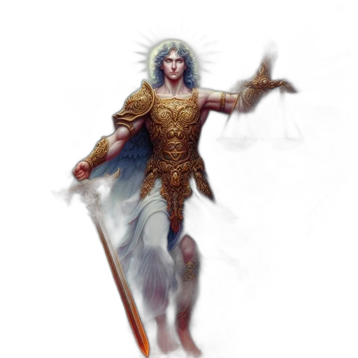 sword, staff, weapon, fantasy art transparent PNG cut-out