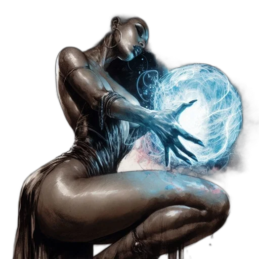 jewelry, concept art, comic book art, fantasy art transparent PNG cut-out