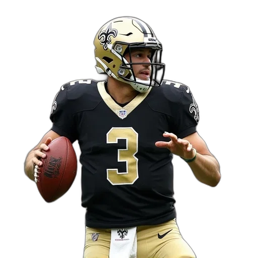 drew, ball, saints, quarterback transparent PNG cut-out