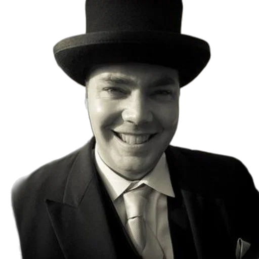 hat, staff, man, black transparent PNG cut-out