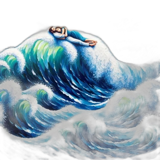 hair, creature, watercolor, concept art transparent PNG cut-out